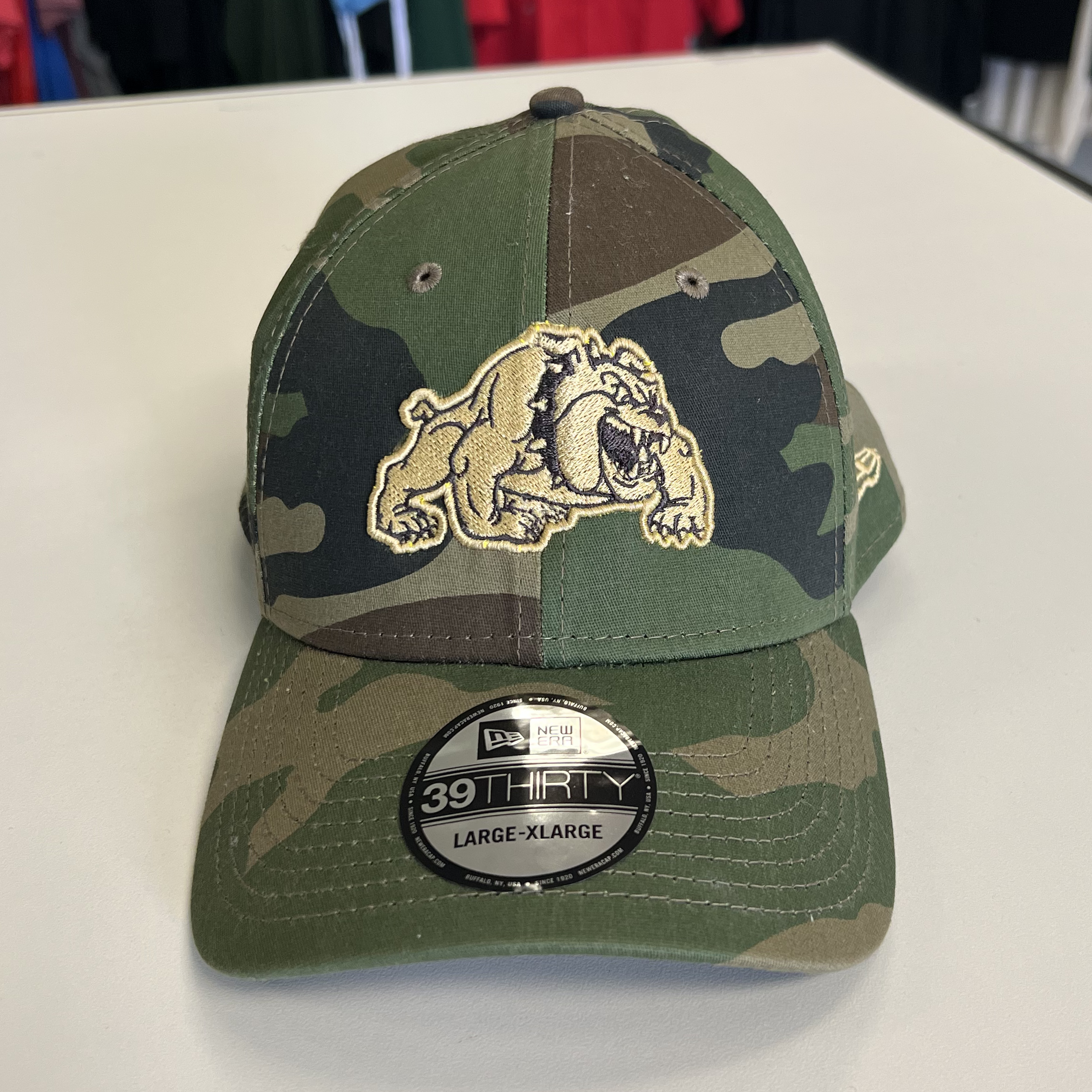 new era bills camo hat