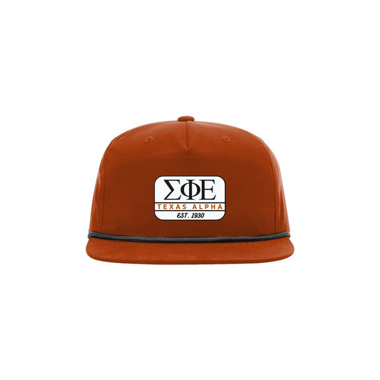 Richardson - Texas Alpha Golf Cap - Texas Orange