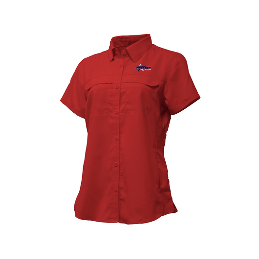 Premier Volleyball - New Logo - Fishing Shirt - Red - Women's