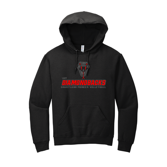 Black - Sharyland Pioneer - Diamondbacks Volleyball Hoodie