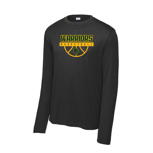 2025 Nikki Rowe Basketball - Warriors Basketball Shirt - Long Sleeve - Black