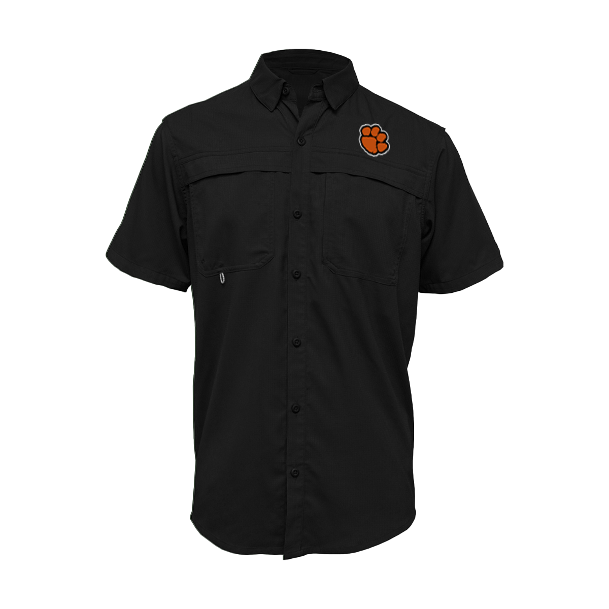 Embroidered Fishing Shirt - Short Sleeve - Mercedes Tigers