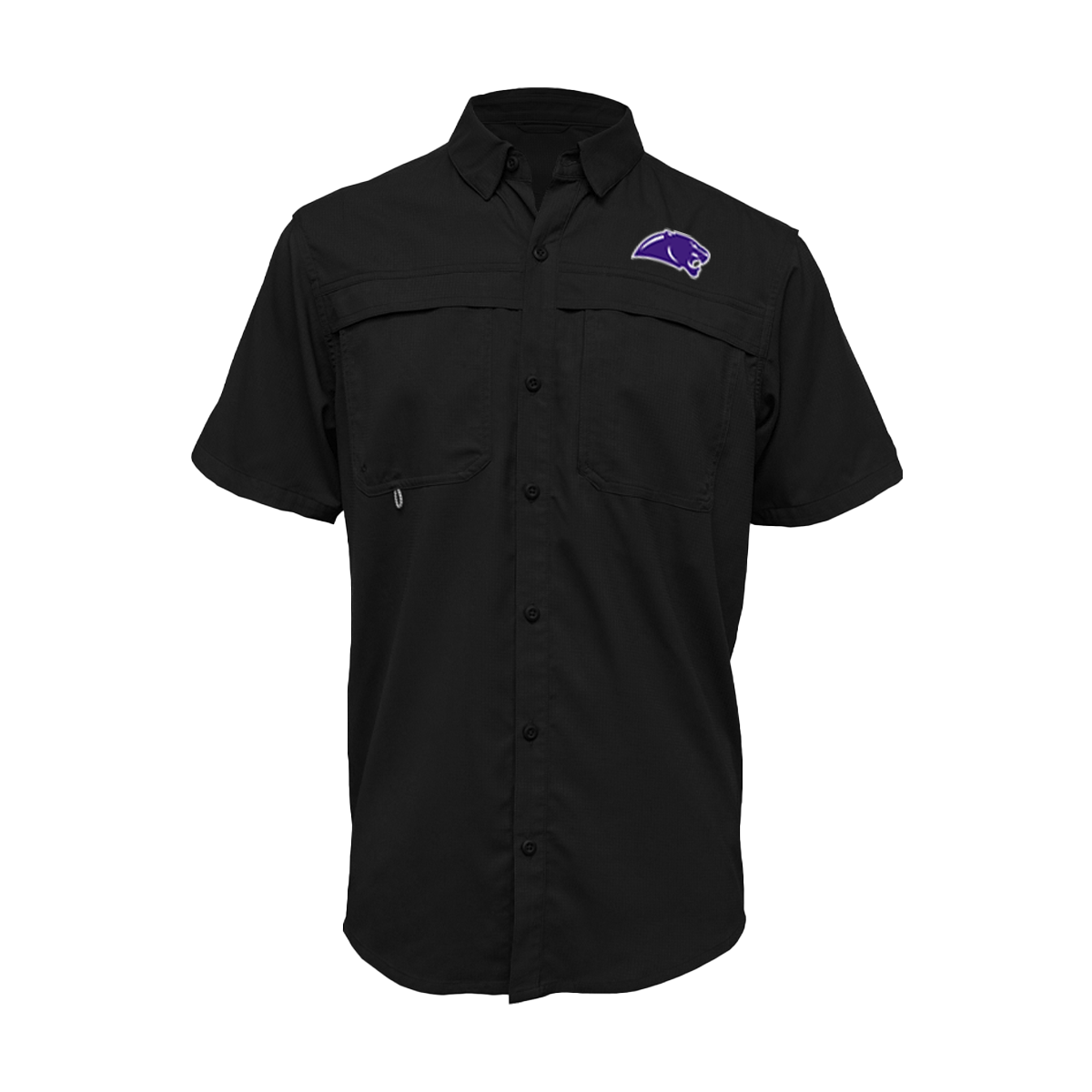 Embroidered Fishing Shirt - Short Sleeve - Weslaco Panthers