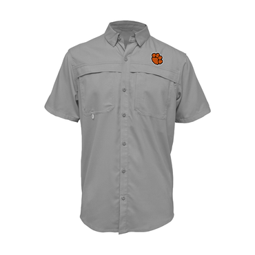 Embroidered Fishing Shirt - Short Sleeve - Mercedes Tigers