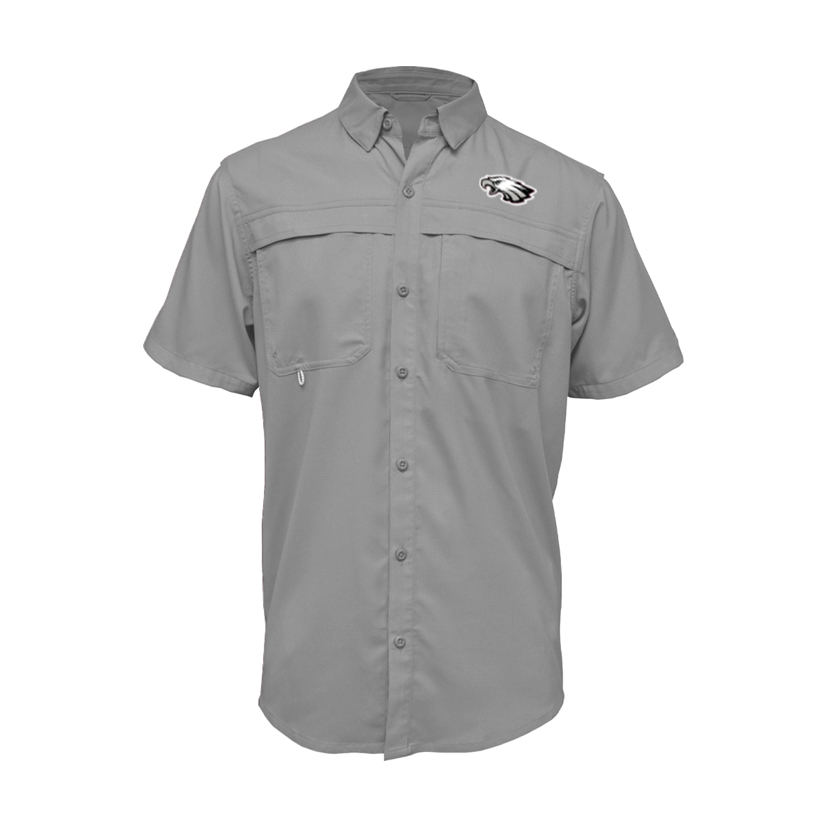 Embroidered Fishing Shirt - Short Sleeve - Mission Eagles