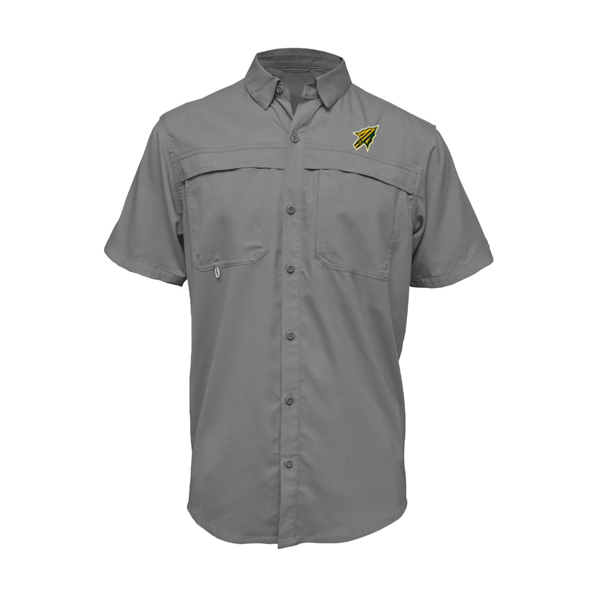 Embroidered Fishing Shirt - Short Sleeve - Nikki Rowe Warriors - Spear Head