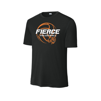 Fierce Volleyball Fan Shirt - Short Sleeve - Black