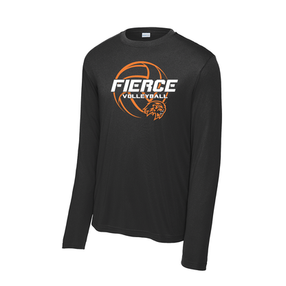 Fierce Volleyball Fan Shirt - Long Sleeve - Black