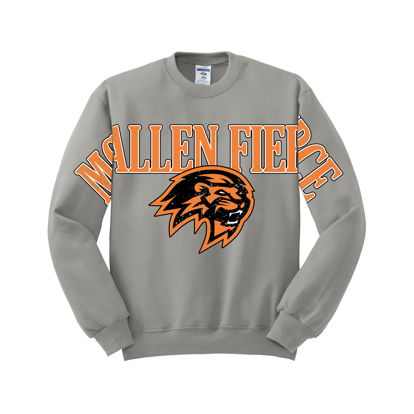 Fierce Volleyball - Vintage Crewneck - Grey