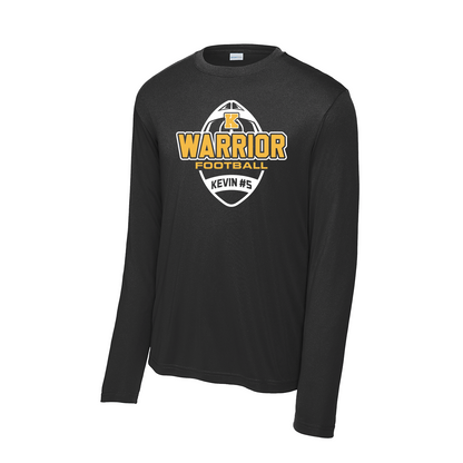 Kevin Martinez Warrior Football Shirt - Dri-Fit - Long Sleeve - Black