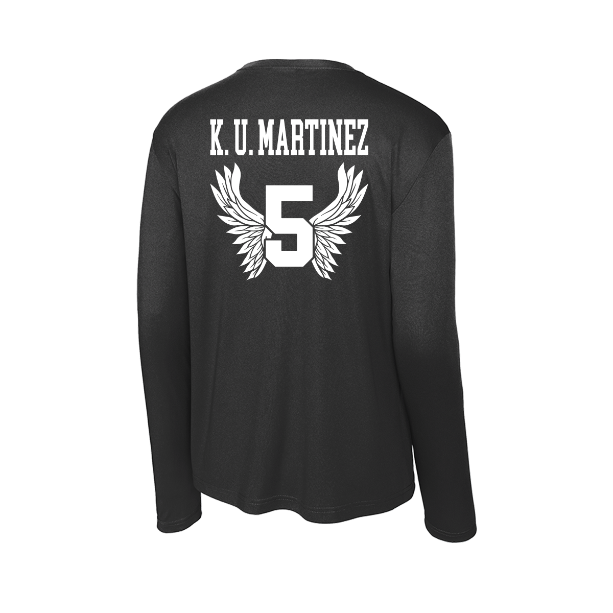 Kevin Martinez Warrior Football Shirt - Dri-Fit - Long Sleeve - Black