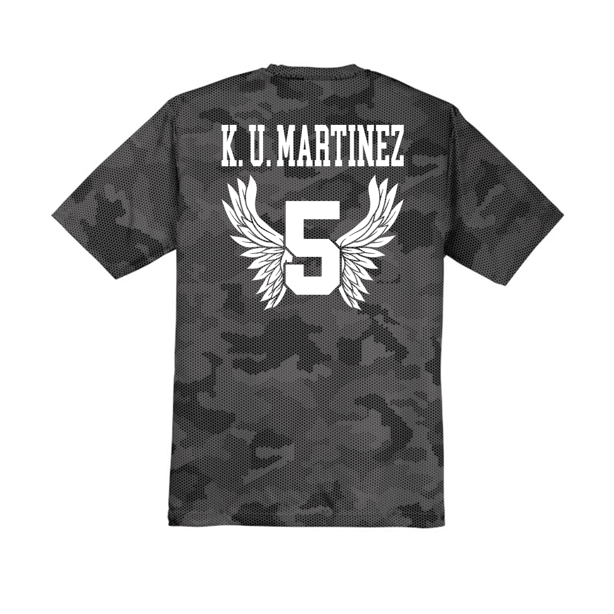 Kevin Martinez Warrior Football Shirt - Dri-Fit - Short Sleeve - Grey Camo