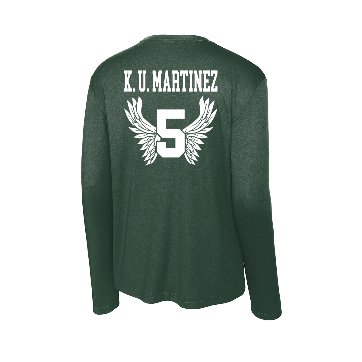 Kevin Martinez Warrior Football Shirt - Dri-Fit - Long Sleeve - Green