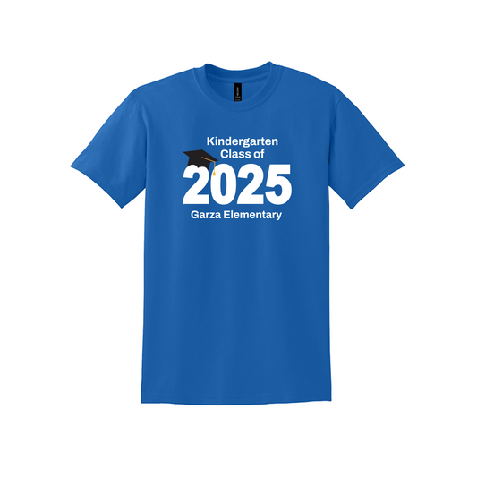 Garza Elementary 2025 - Kinder Graduation - Royal Shirt