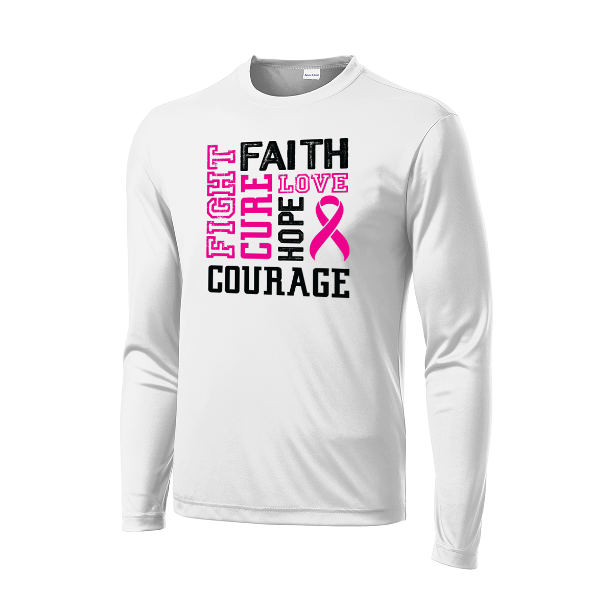 Dig For A Cure Shirts - White - Long Sleeve