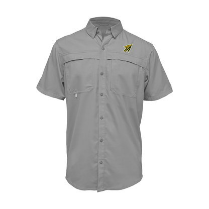 Embroidered Fishing Shirt - Short Sleeve - Nikki Rowe Warriors - Spear Head