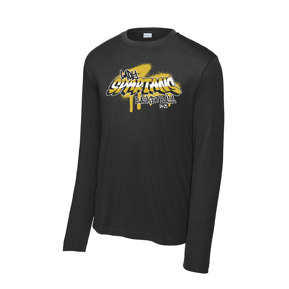 Lady Spartans Basketball Graffiti Shirt - Long Sleeve