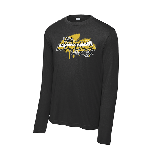 Lady Spartans Basketball Graffiti Shirt - Long Sleeve