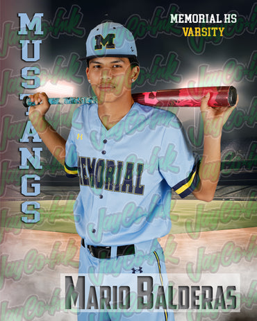 Memorial Baseball - #20 Mario