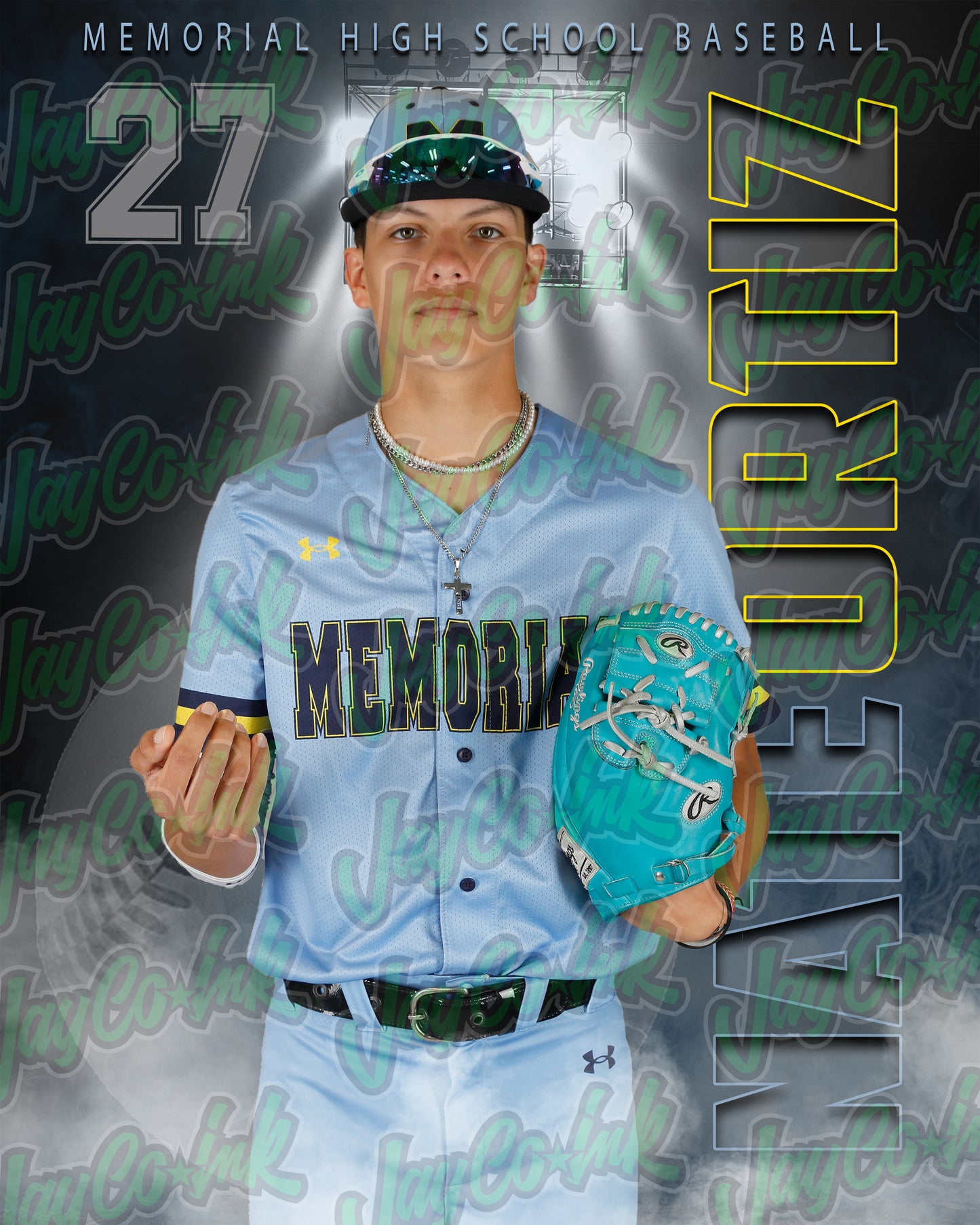 Memorial Baseball - #27 Nate