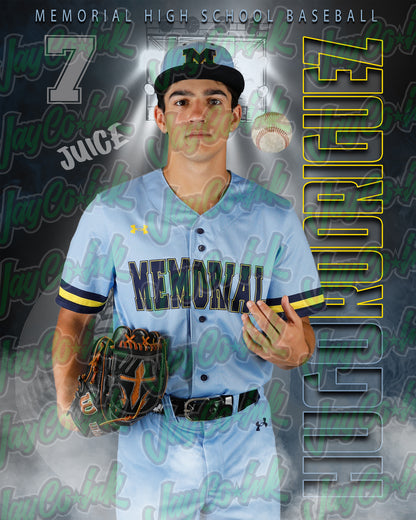 Memorial Baseball - #7 Hugo