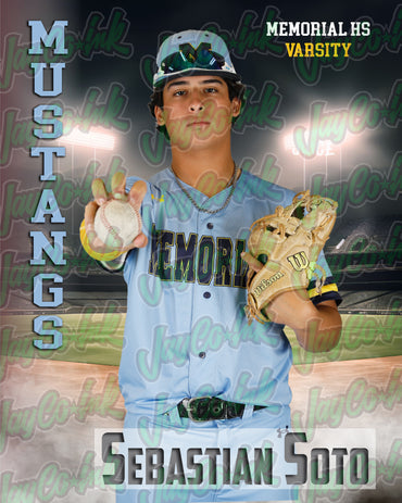 Memorial Baseball - #8 Sebastian