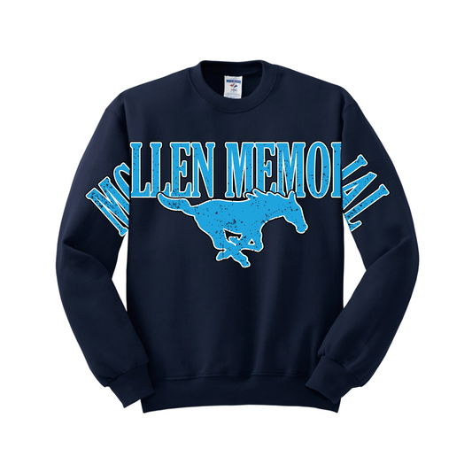 Vintage Varsity Collection - Crewneck - McAllen Memorial High School