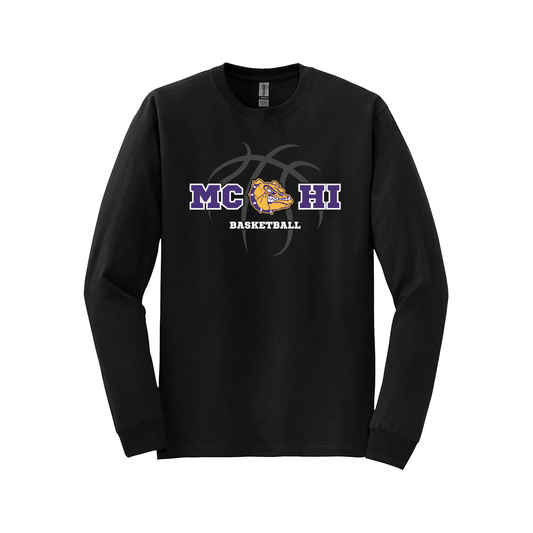 McHi Boys Basketball - Fan Shirt - Long Sleeve - Cotton