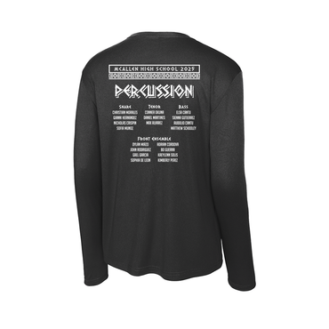 2025 McHi Indoor Band - Percussion - Long Sleeve