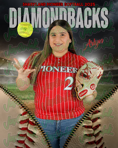 Pioneer Softball #23 Arlyn