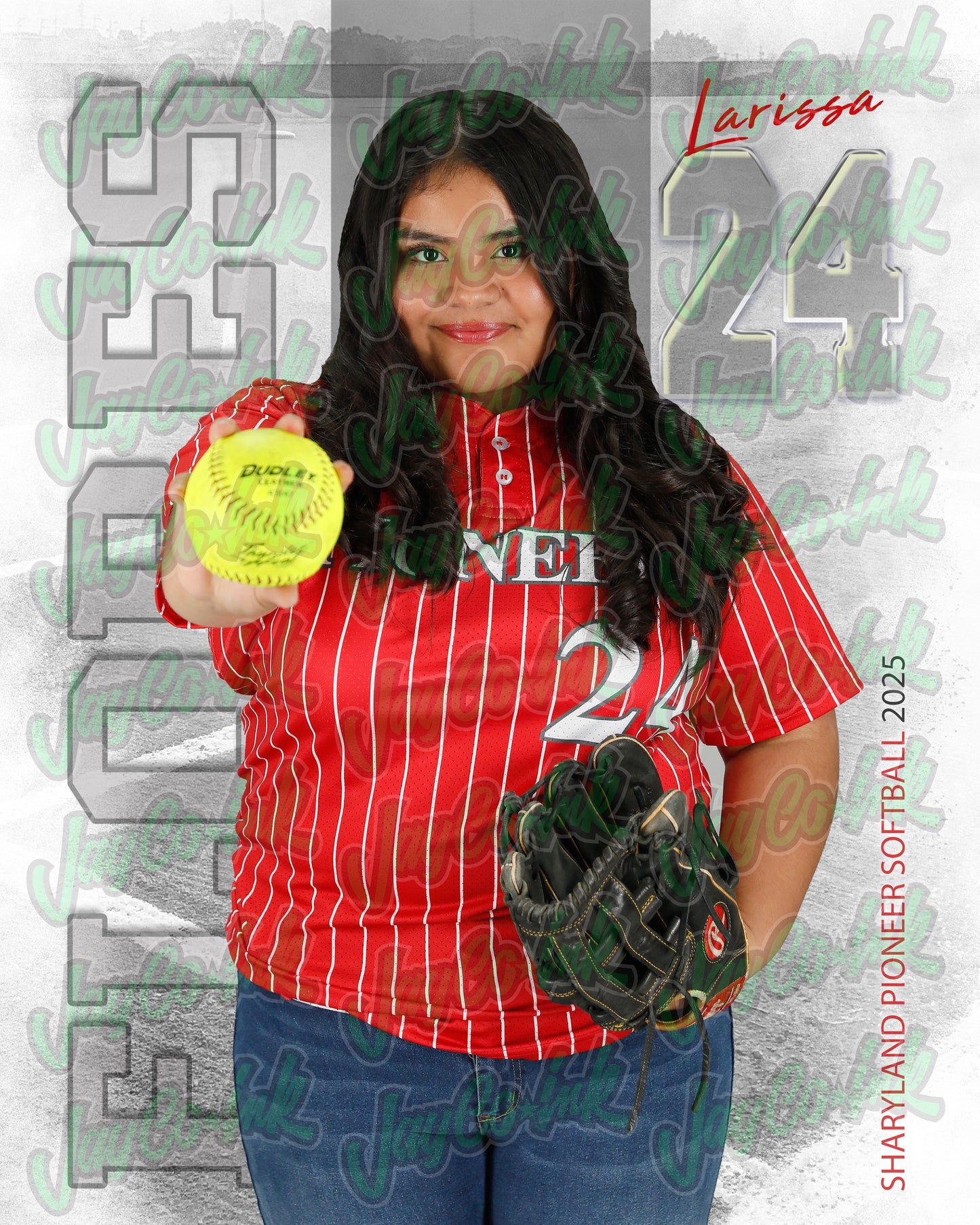 Pioneer Softball #24 Larissa