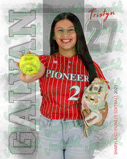 Pioneer Softball #27 Tristyn