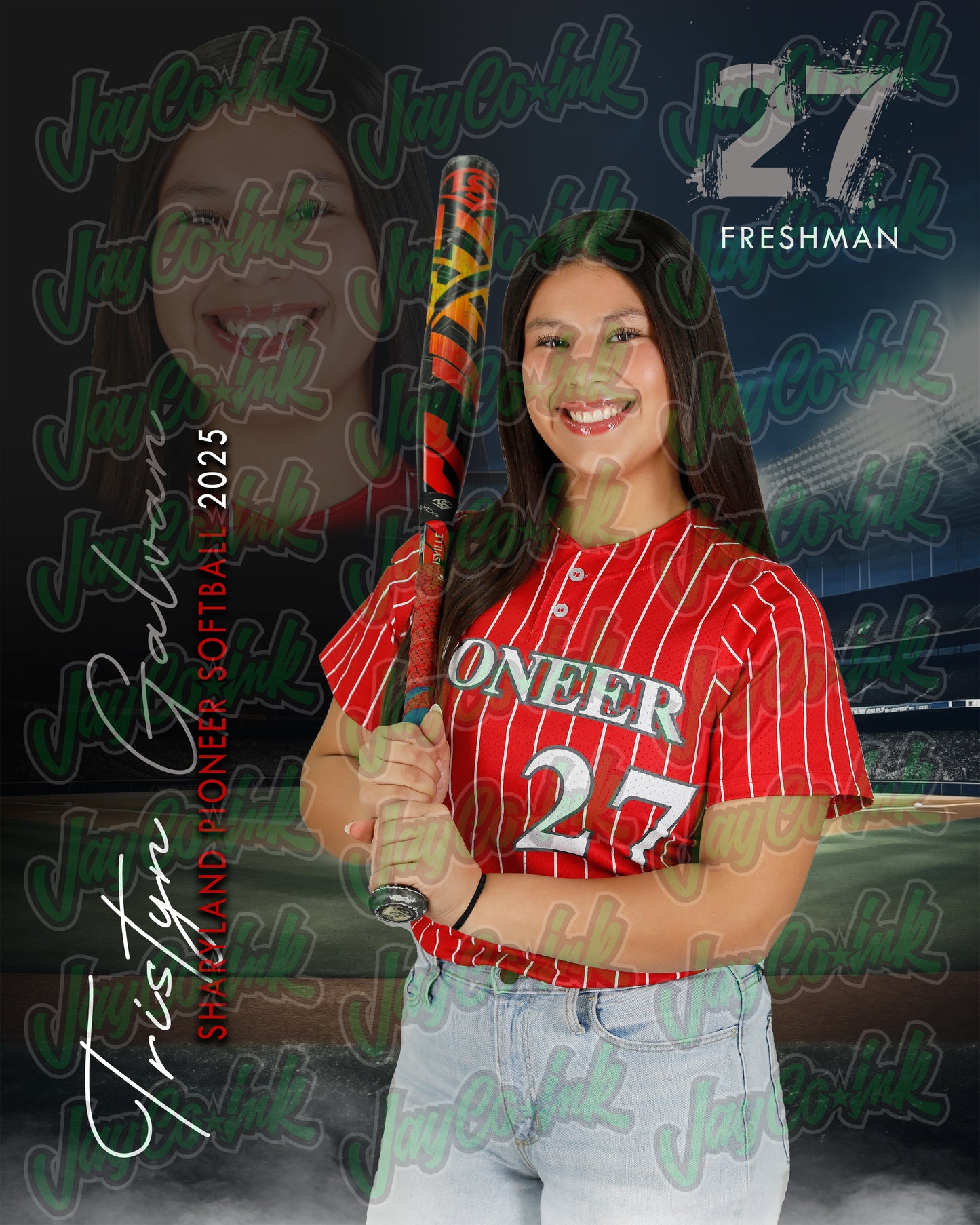 Pioneer Softball #27 Tristyn