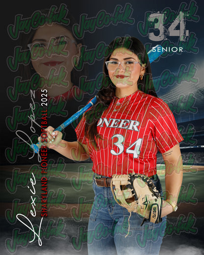 Pioneer Softball #34 Lexie