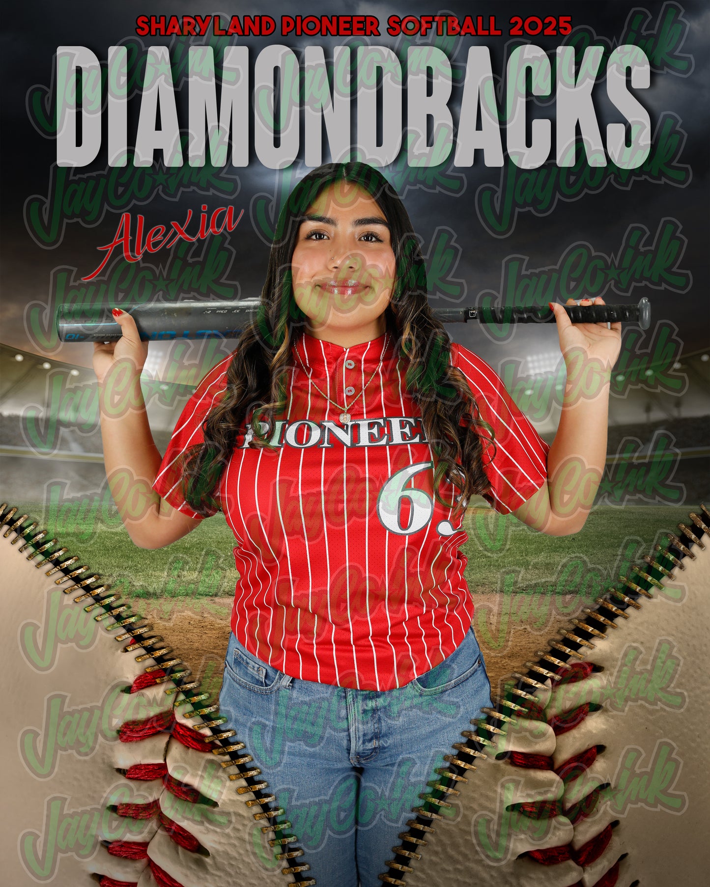 Pioneer Softball #63 Alexia