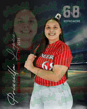 Pioneer Softball #68 Priscilla