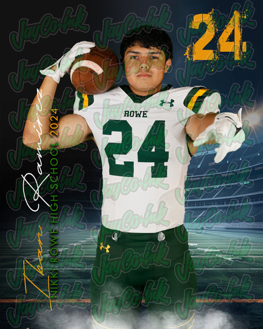 NIKKI ROWE FOOTBALL #24