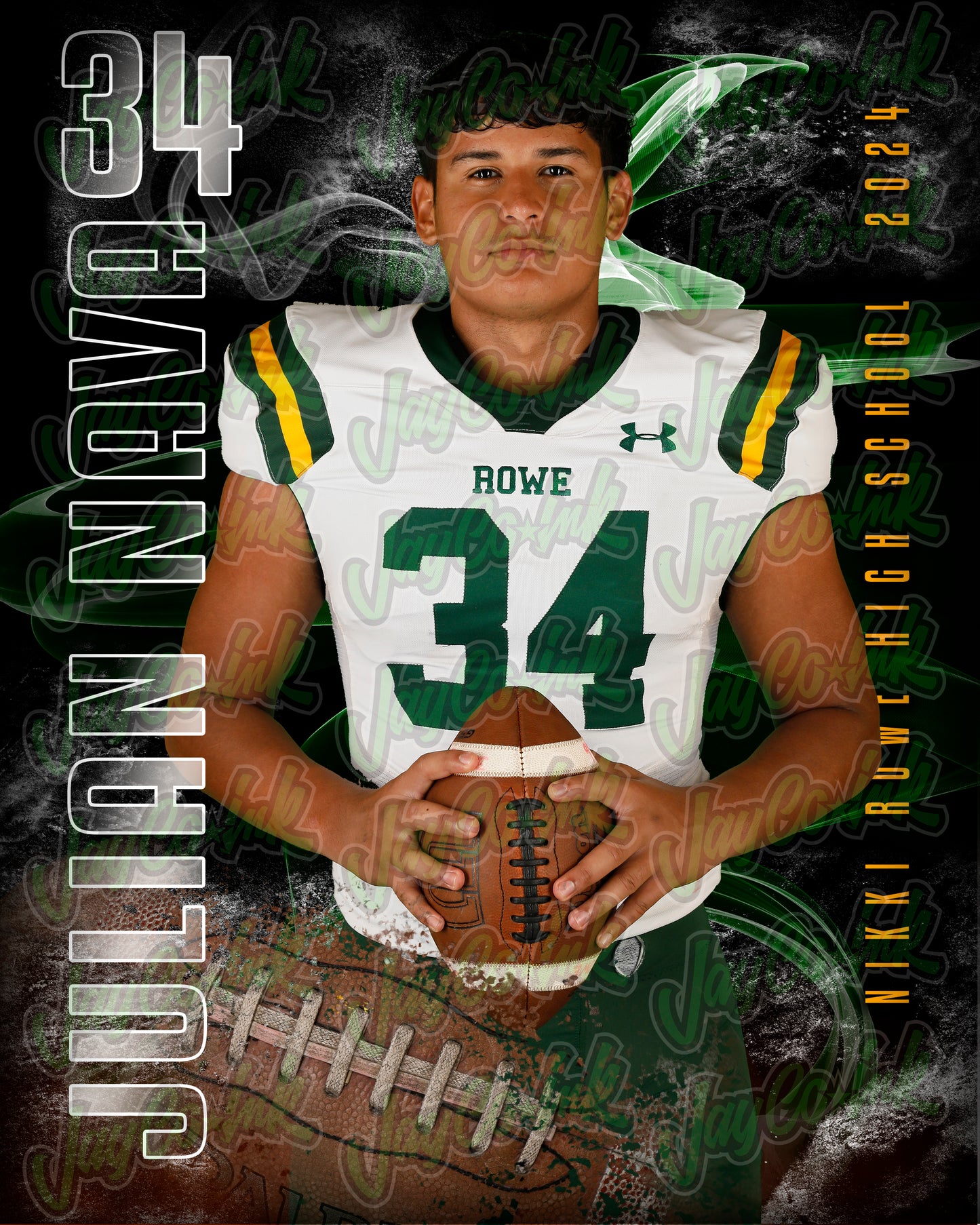 NIKKI ROWE FOOTBALL #34