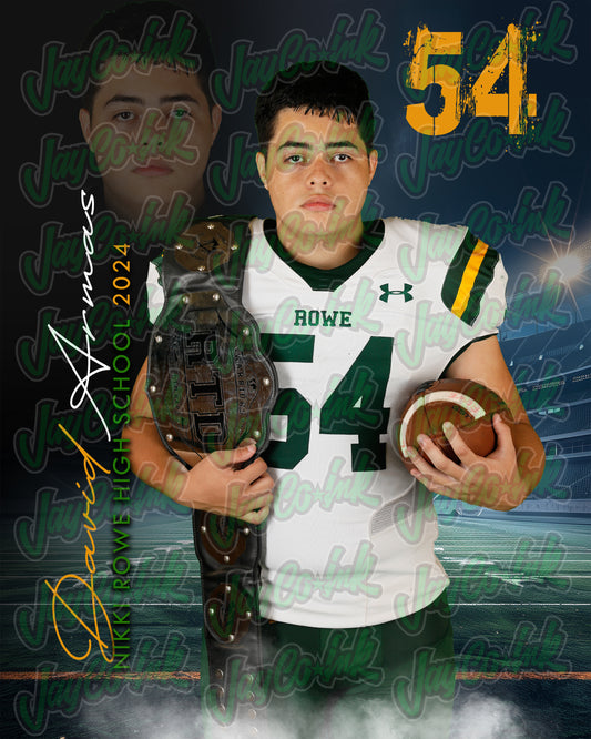 NIKKI ROWE FOOTBALL #54