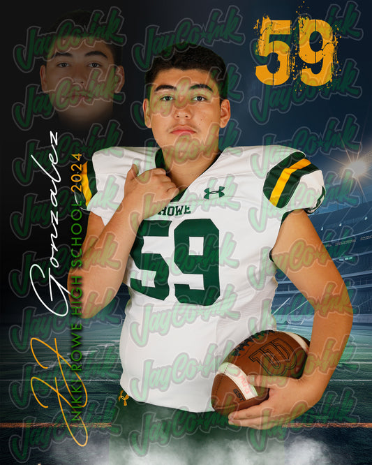 NIKKI ROWE FOOTBALL #59