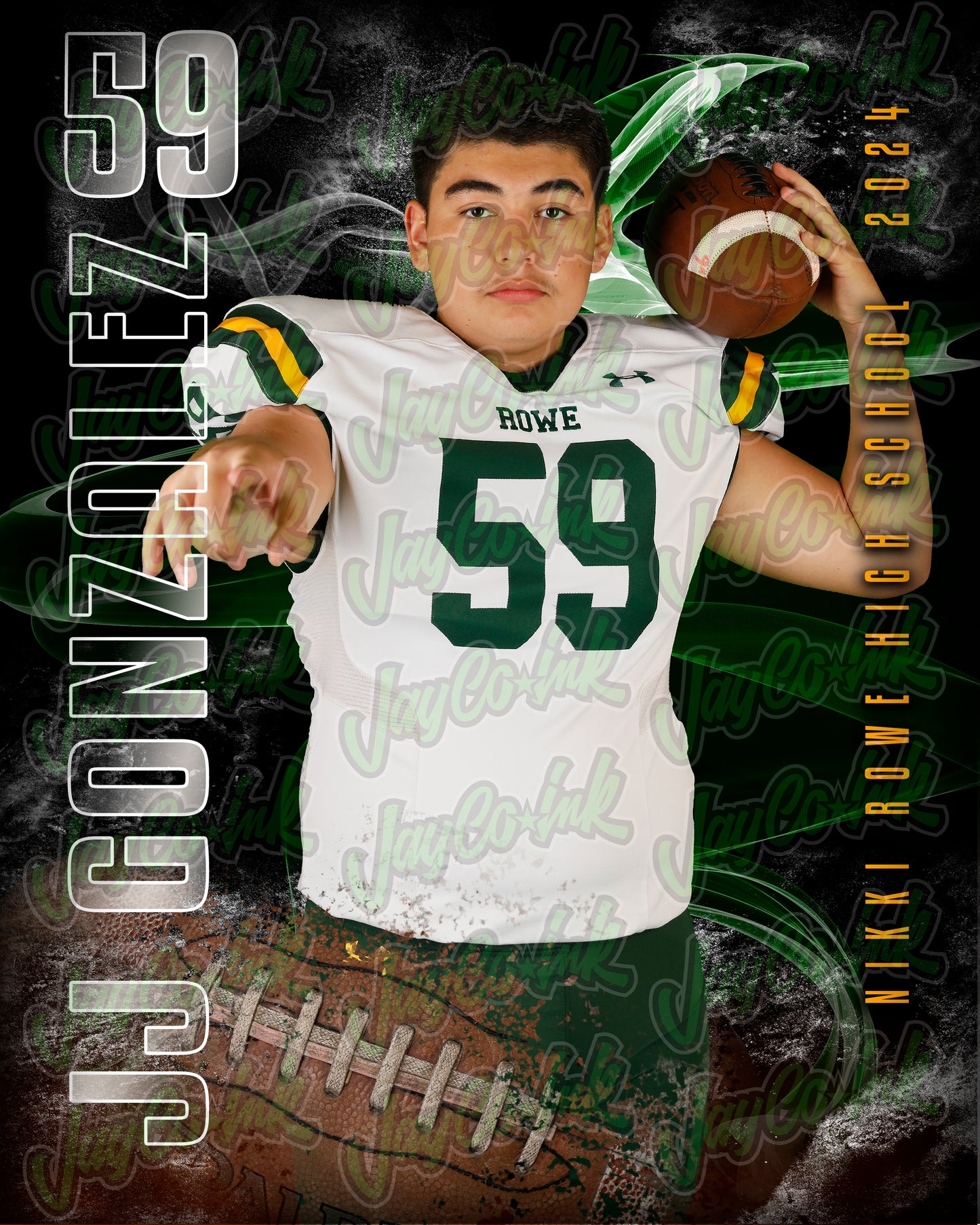 NIKKI ROWE FOOTBALL #59