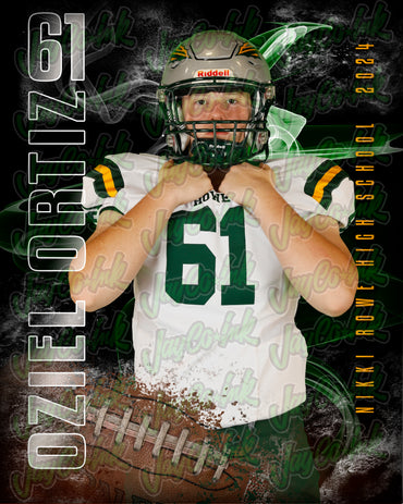 NIKKI ROWE FOOTBALL #61