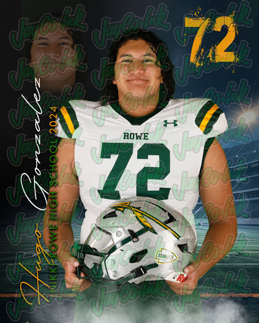 NIKKI ROWE FOOTBALL #72