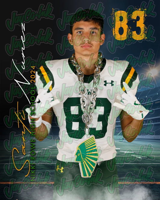 NIKKI ROWE FOOTBALL #83