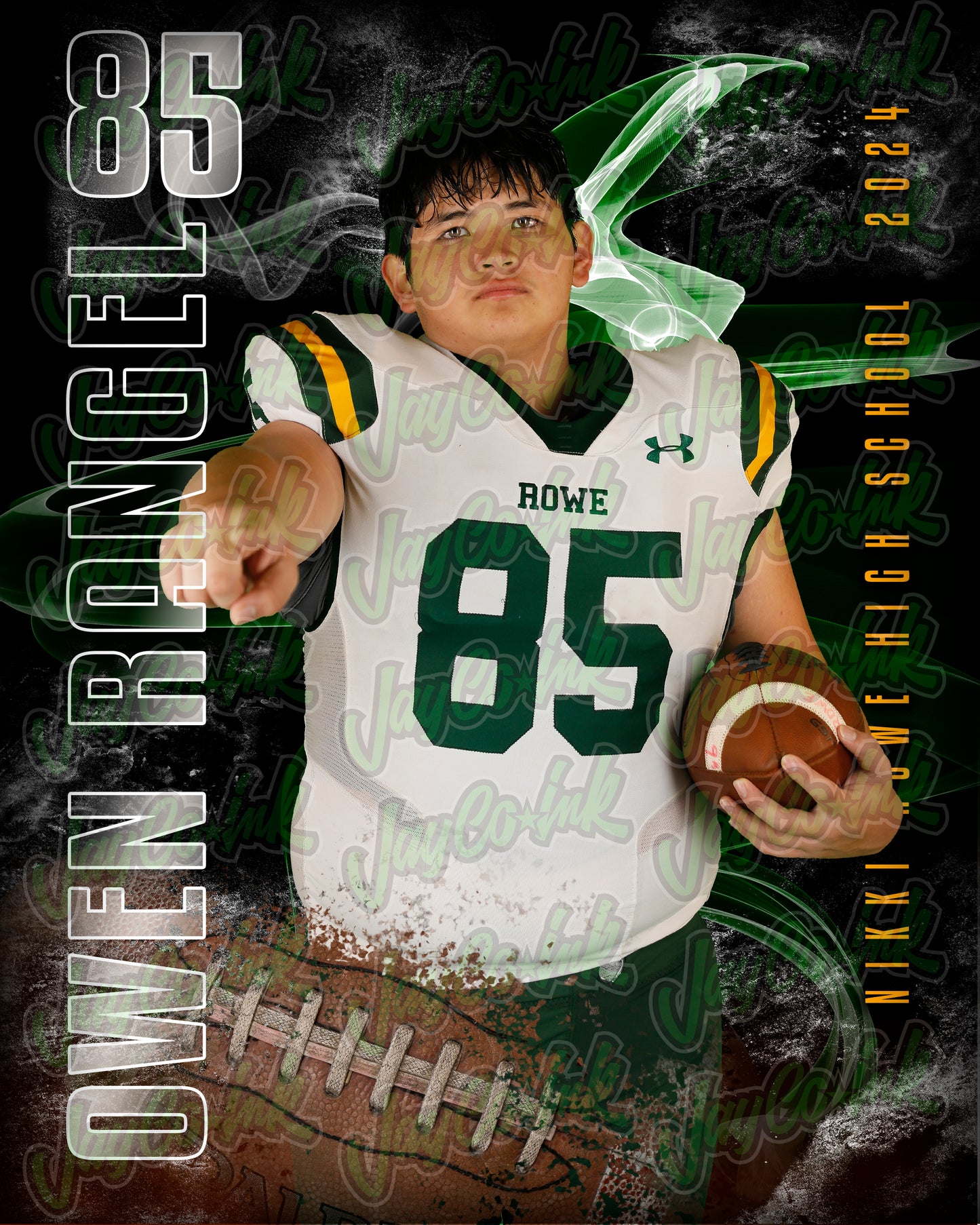 NIKKI ROWE FOOTBALL #85