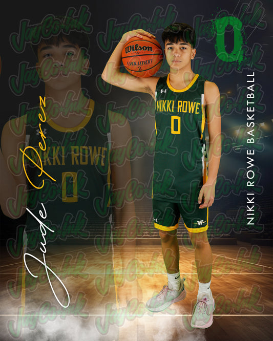 Rowe Varsity Basketball- Jude #0