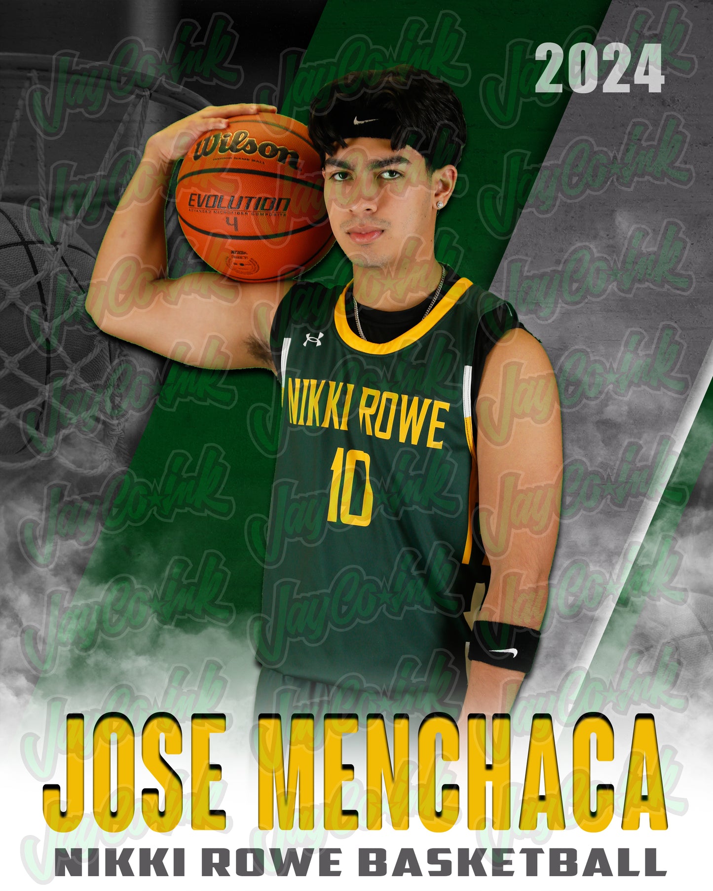 Rowe Varsity Basketball- Jose #10