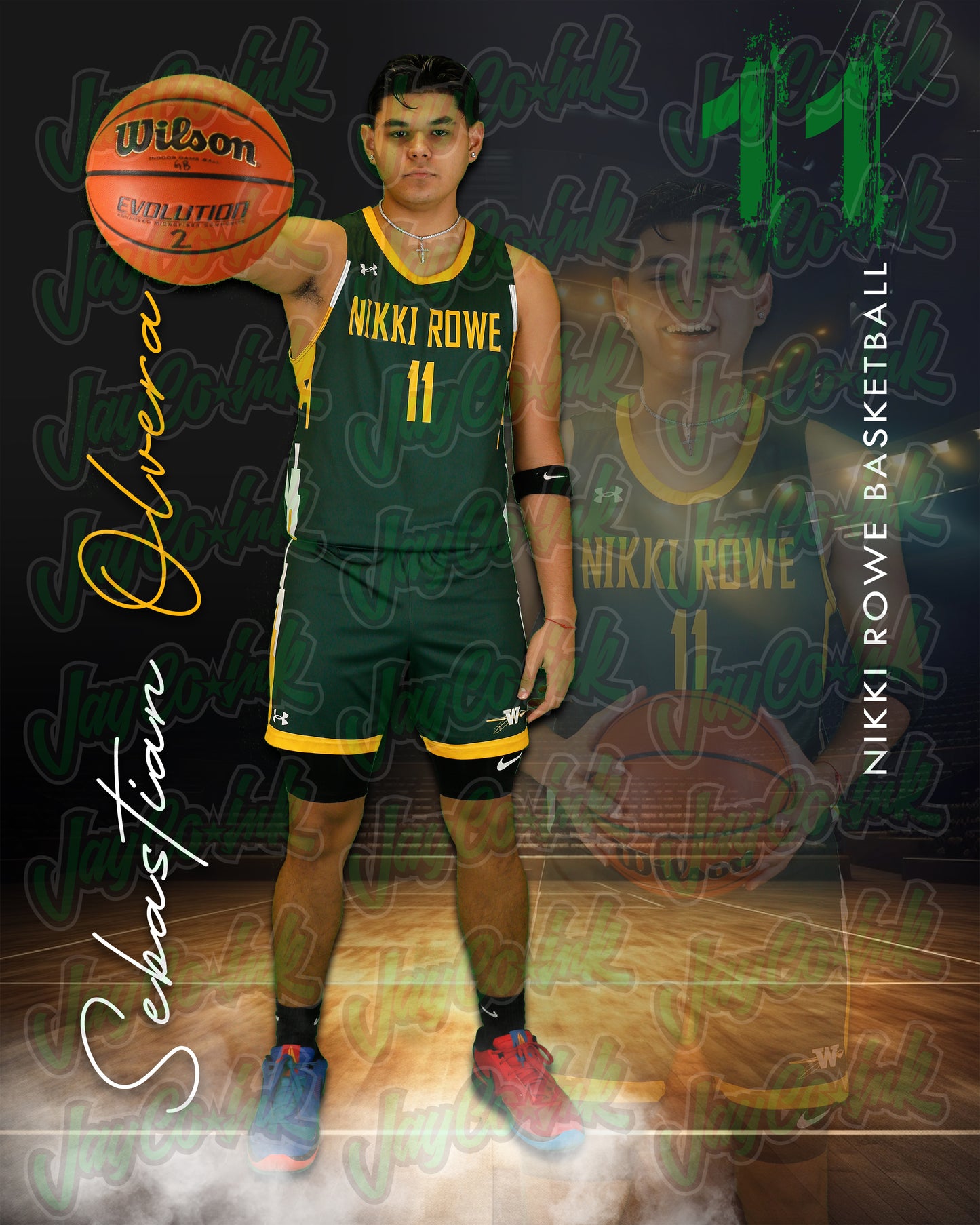 Rowe Varsity Basketball- Sebastian #11