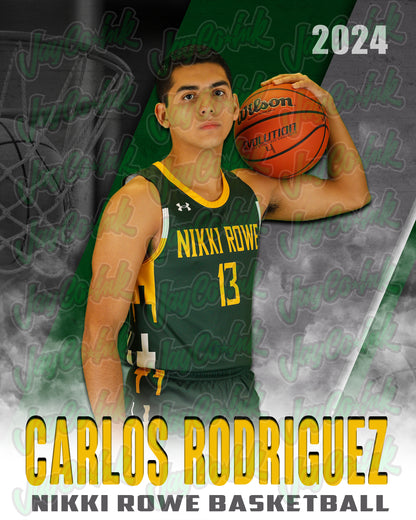 Rowe Varsity Basketball- Carlos #13