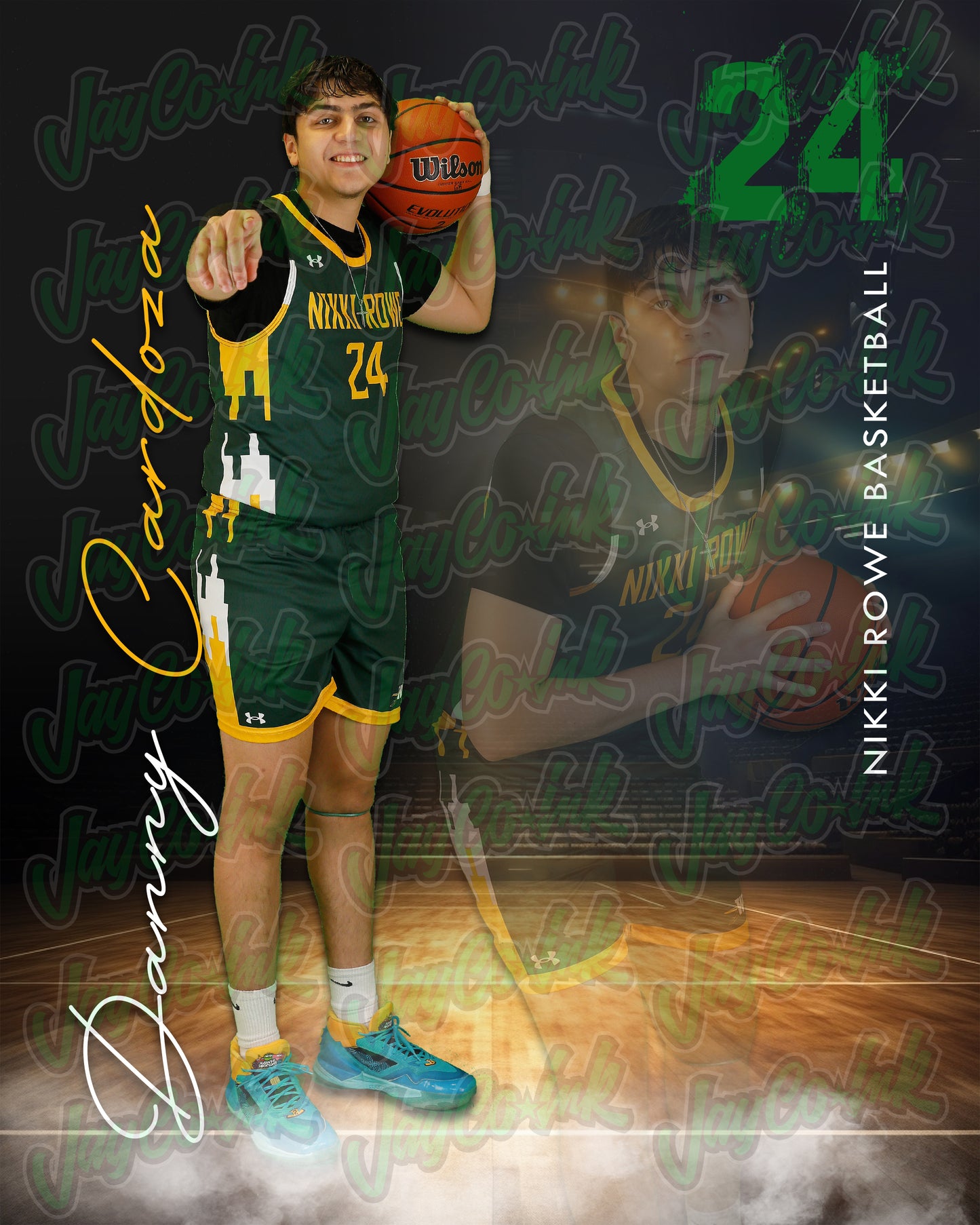 Rowe Varsity Basketball- Danny #24